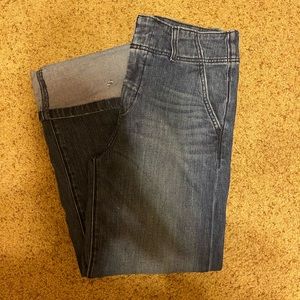 Anthropologie Pilcro Relaxed Mid-Rise Cuffed Jeans